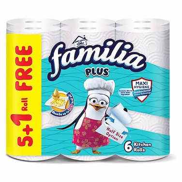 Familia Kitchen Towels - 5+1 Rolls