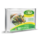 Buy Sanita Club Oxo-Biodegradable Food Storage Bags Number 16 Extra Large Clear 50 Storage Bags in UAE