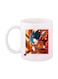Printed Sonic Mug White/Red/Blue Standard Size