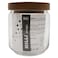 Billi Canister With Wooden Lid Clear 500ml