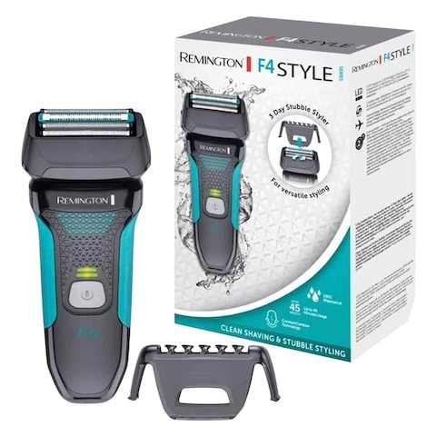 Remington F4000 Foil Shaver Black And Turquoise