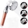 IBAMA SPA Shower Head with Mineral Stones Filter Filtration High-Pressure Water Saving 3 Mode Function Spray Handheld Showerheads for Dry Skin & Hair Purifies Water Remove Chlorine