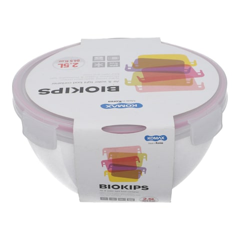 Komax Biokips Air &amp; Water Tight Food Container 2.5Litre