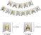 Party Time Silver Glitter Birthday Banner, Happy Birthday Flag Banner, Pre-strung Sparkling Silver Letter Party Bunting For Birthday Party Decoration - Party Supplies