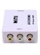 Generic - Mini AV To HDMI Splitter White