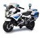 Toy Land BMW Official Licensed Balanced Electric Ride on Police Bike for Kids-BMW R-1200RT-P-White