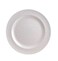 MODA CUCINA MELAMINE HAMMERED FINISH DESSERT PLATE WHITE 20CM- ESMA APPROVED (MCP-5140-WH), 6PCS SET