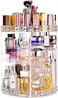 Fitto Rotating Makeup Organizer, Large Perfume Cosmetics Organizer, Beauty Organizer, Clear, 7 Layers, Detachable Shelves, for Bedroom Dresser or Vanity Countertop