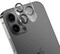 Moxedo Camera Lens Protector, 9H Tempered Glass, Scratch Resistant Aluminum Alloy Frame Camera Cover Screen Protector Compatible for iPhone 12 Pro Max 6.7 inch (EERIE BLACK)
