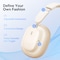 Baseus Bowie H1i Noise-Cancellation Wireless Headphone 100 Hours Playing Time Low Latency Bluetooth V5.3 Headset White