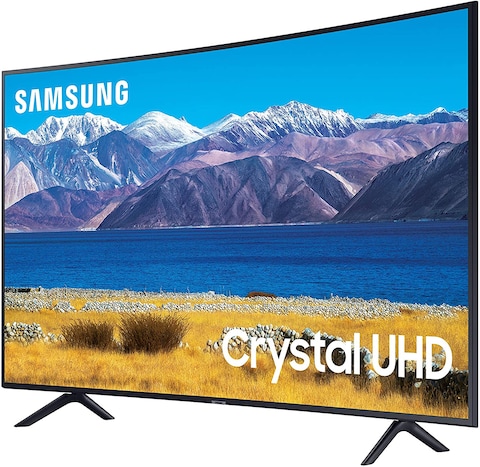 Samsung 55 Inch, Curved 4K Crystal UHD HDR Smart TV, UA55TU8300, Black (2020, With Smart Remote Control)