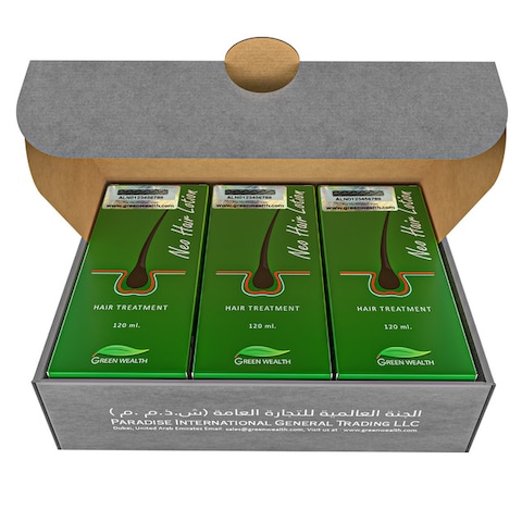 Pack Of 3 Green Wealth Neo Hair Lotion, 120ml