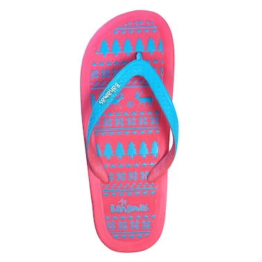 Bahamas BHL-142 Slipper For Women Size 8 Aqua Peach
