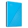 WD My Passport USB 3.2 Gen 1 External 2TB Hard Disk Drive Blue