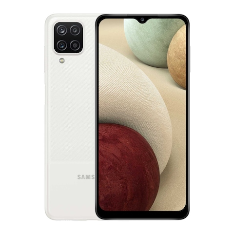 Samsung Galaxy A12 - 6.5-inch 128GB/4GB Dual SIM Mobile Phone - White