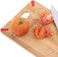 Royalford Organic Bamboo Chopping Board - Large Kitchen Cutting Board (25X20X0.8) cm - Best For Food Prep, Meat, Vegetables, Bread &amp; Cheese - Professional Grade For Strength, Durability &amp; Lightweight