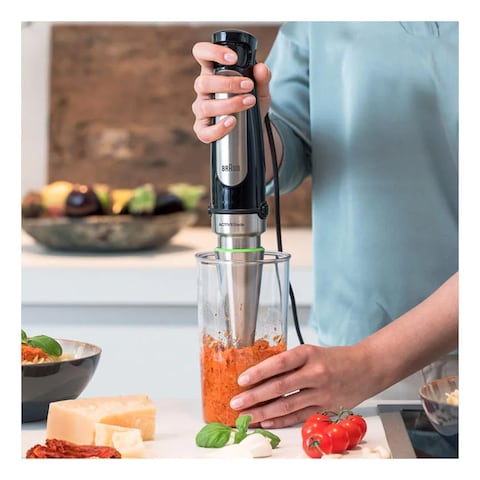 Braun Multiquick 7 MQ 7087X Hand Blender - With Activeblade Technology Blender &amp; Food Processor 1000 W Black / Silver