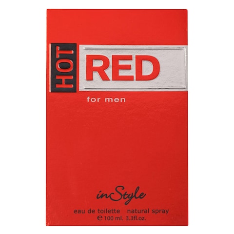 InStyle Hot Red Eau De Toilette For Men 100ml