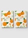 Lowha Spiral Notebook With 60 Sheets And Hard Paper Covers With Orange Vector Design, For Jotting Notes And Reminders, For Work, University, School