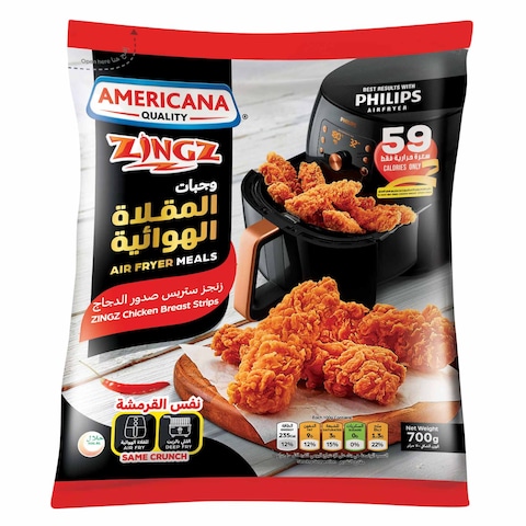 Americana Air Fry Zings Chicken Breast Strips 700g