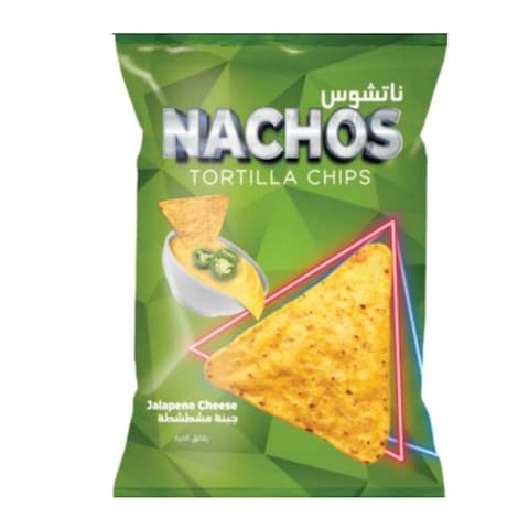Nachos Tortilla Chips with Jalapeno Cheese - 85 gram