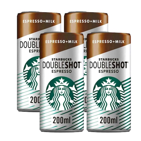 Starbucks Doubleshot Espresso 200ml Pack of 4