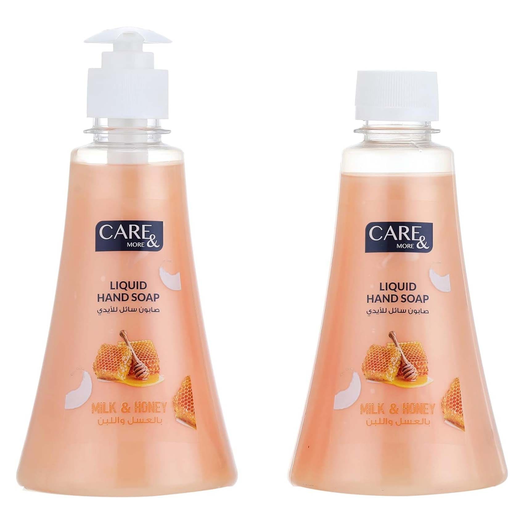 Care & More Liquid Hand Soap with Honey and Milk – 350 ml + Refill Care & More Liquid Hand Soap with Honey and Milk – 350 ml + Refill