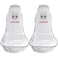 2 Pcs Set Car Seat Cover, Universal Car Seat Protection Cover White