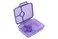 Essen - Tritan Bento Lunch Box for Kids Girls - Purple Ballerina
