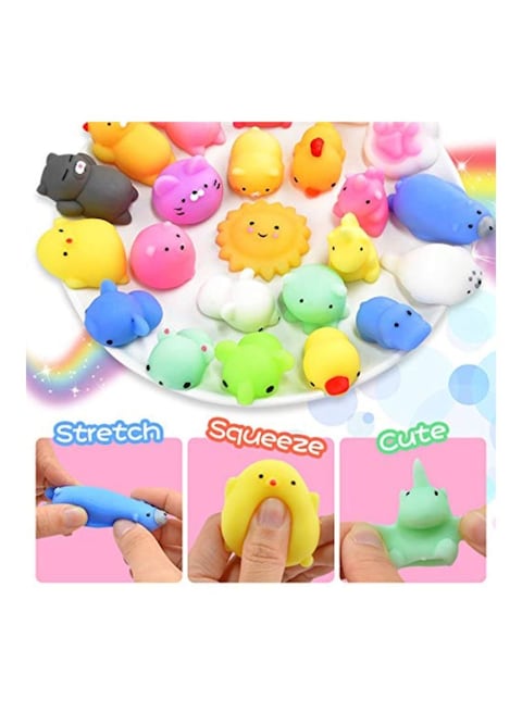 Onlyo 40-Piece Unicorn Squishy Stress Relief Toy Set