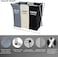 Beprincess Laundry Clothes Foldable Hamper Sorter Basket With Aluminum Frame (3Sections)