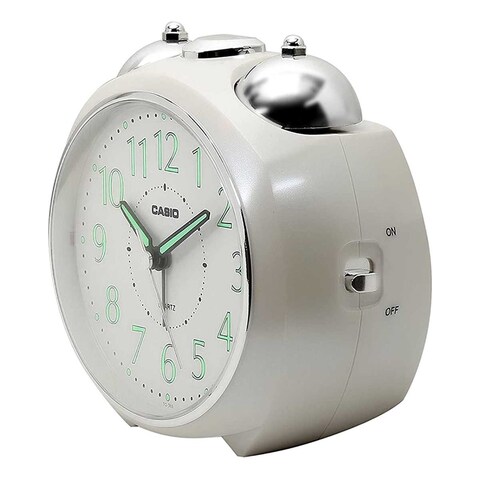 Casio Analog Alarm Clock - White - TQ-369-7DF 