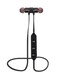 Generic Wireless In-Ear Neckband Headset With Microphone Black