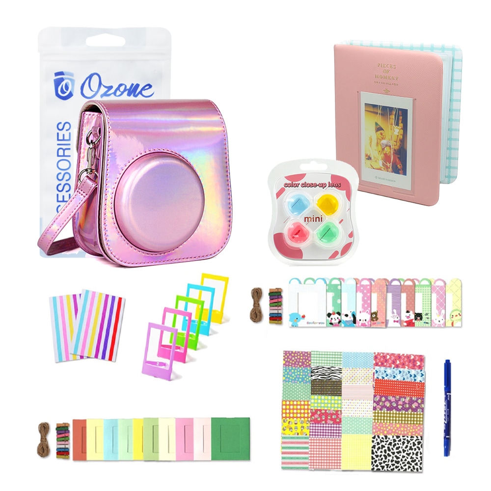 أوزون O Ozone Instax Mini 11 Case Pu Leather With Strap