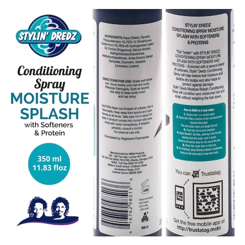 Stylin And Dredz Moisture Splash 350ml