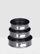 Generic 3-Piece Non-Stick Cake Mould Set Black