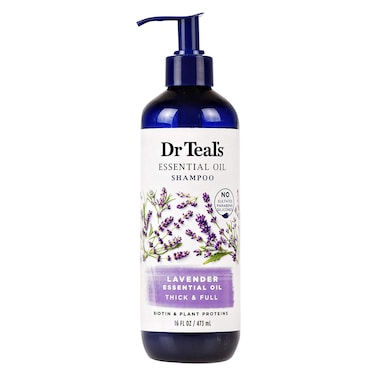 Dr. Teal&#39;s Thick And Full Essential Oil Lavender Shampoo 473ml Clear