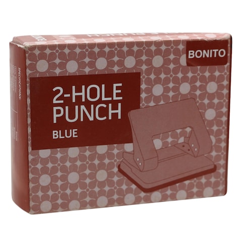 Bonito 1421 2-Hole Punch Machine Blue