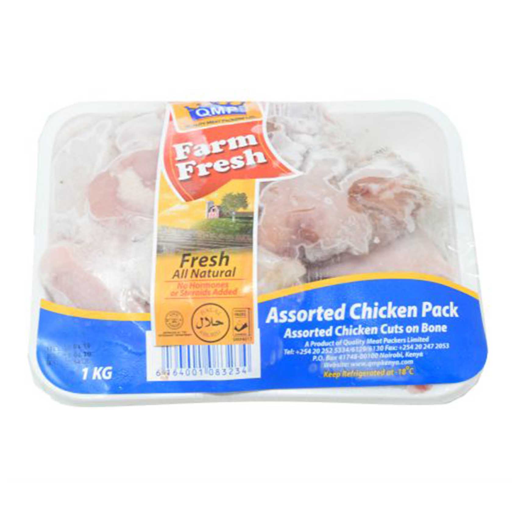 Qmp Frozen Assorted Cut Chicken 1Kg