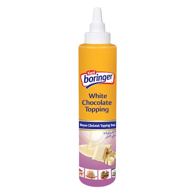 Kent Boringer White Chocolate Topping Sauce 750g