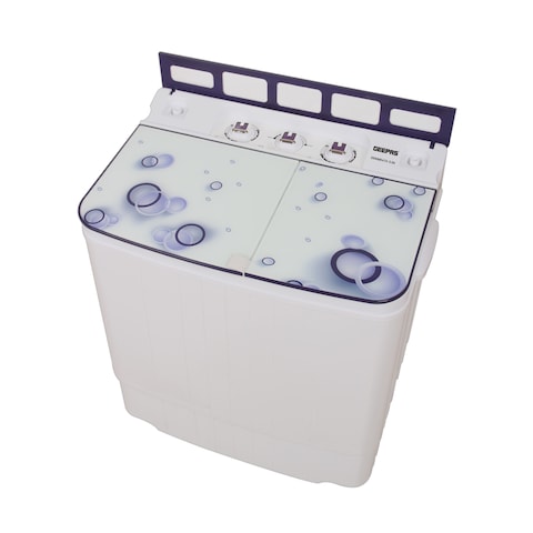 Geepas 3.5kg Semi Automatic Mini Washing Machine GSWM6473, 1 Year Warranty