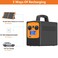 Combo Offer 150W/220V Portable Solar Generator Electric 3.0L Start 52000mAh Lithium-Ion Power Bank Jump Starter USB AC-DC-Output Inverter Panel K-30