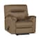 In House Velvet Rocking Recliner Chair - Light Brown - AB01
