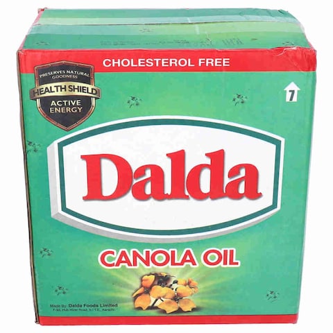 Dalda Fortified Cholesterol Free Canola Oil 1Litre (Pack of 5)