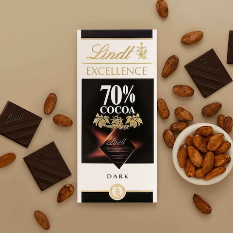 Lindt Excellence 70% Cocoa Dark Chocolate 100g