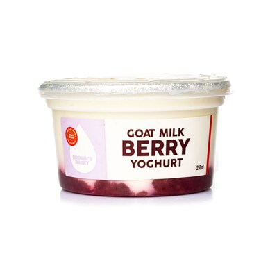 Brown Dairy Goat Milk Berry Yoghurt 250ml