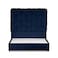 In House Al Shahba Velvet Bed Frame - Queen - 200x150 cm - Dark Blue