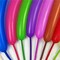 Party Time Balloons &amp; Accessories - 50-Pieces 260q Assorted Colors Latex Twisting Balloons Long Ballooon and Magic Balloons For Baby Shower, Wedding, Birthday Party Decoration - Party Supplies