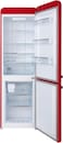 Hoover 300L Gross Capacity Bottom Mount Retro Style Refrigerator Red HBR-M300-RR