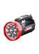 Generic Rechargeable Strong LED Flashlight Black/Red 16 x 8 x 8cm